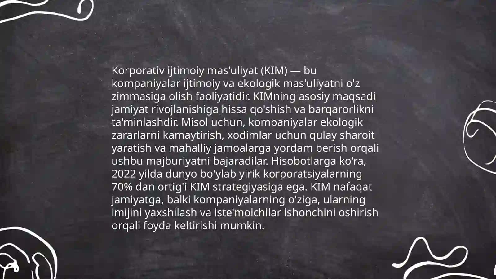 Korporativ intimoiy mas’uliyat tizimidagi o’zaro ta’sir turlari 3