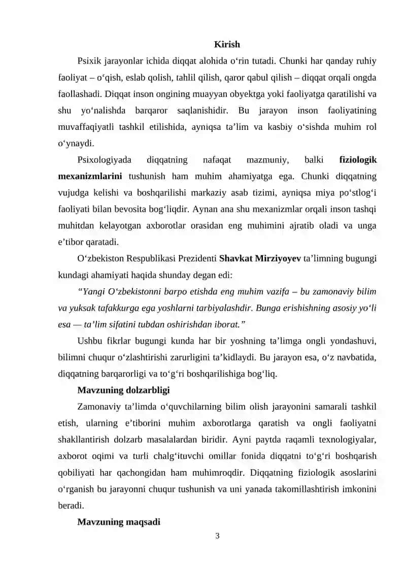 DIQQAT VA UNING FIZIOLOGIK MEXANIZMLARI 3