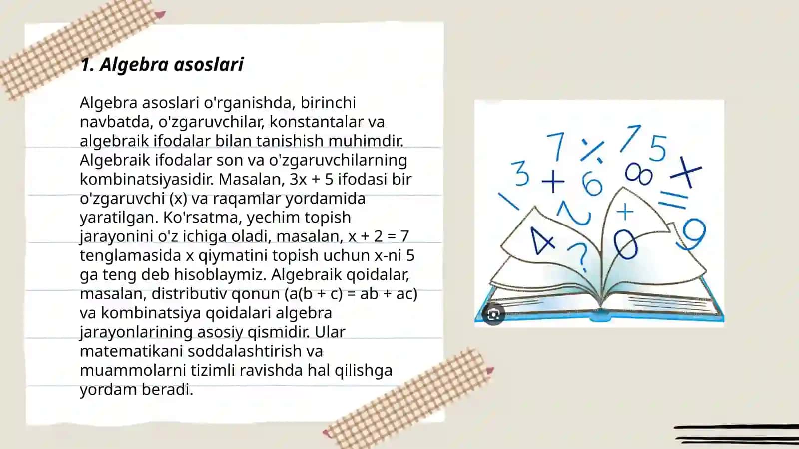 Matematika toʻgaraklarni oʻtkazish metodikasi 3