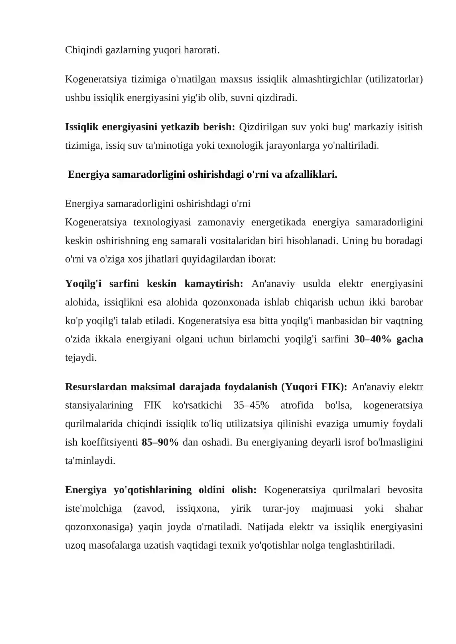 Kogeneratsiya tushunchasi va uning ishlash prinsipi 3