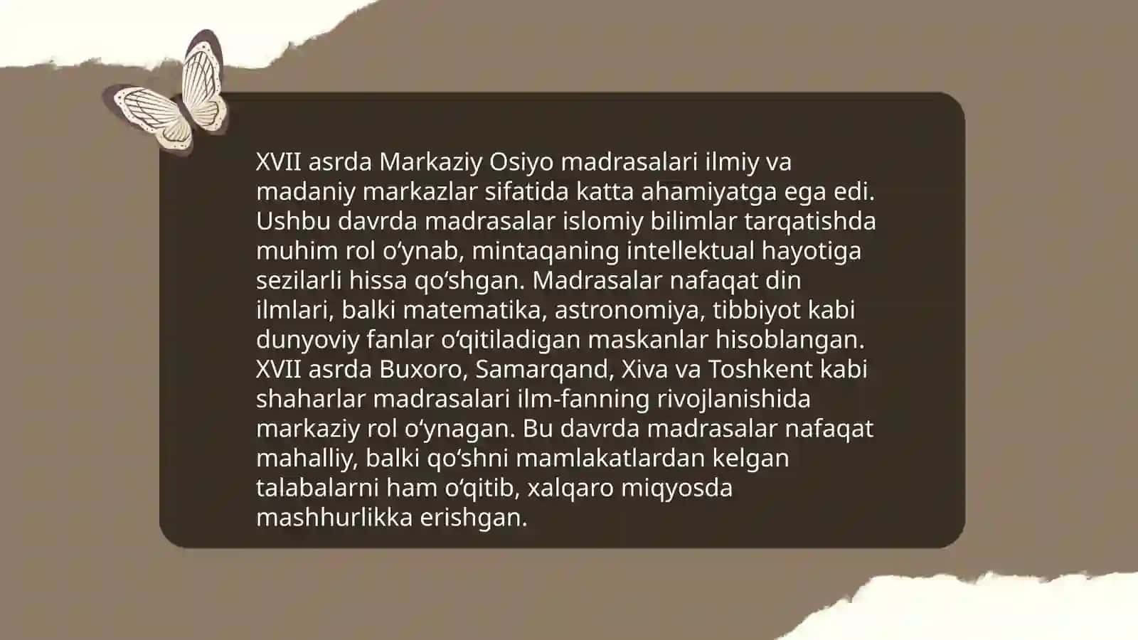 XVII-XIX asrda tarbiya, maktab va pedagogik fikrlar 3