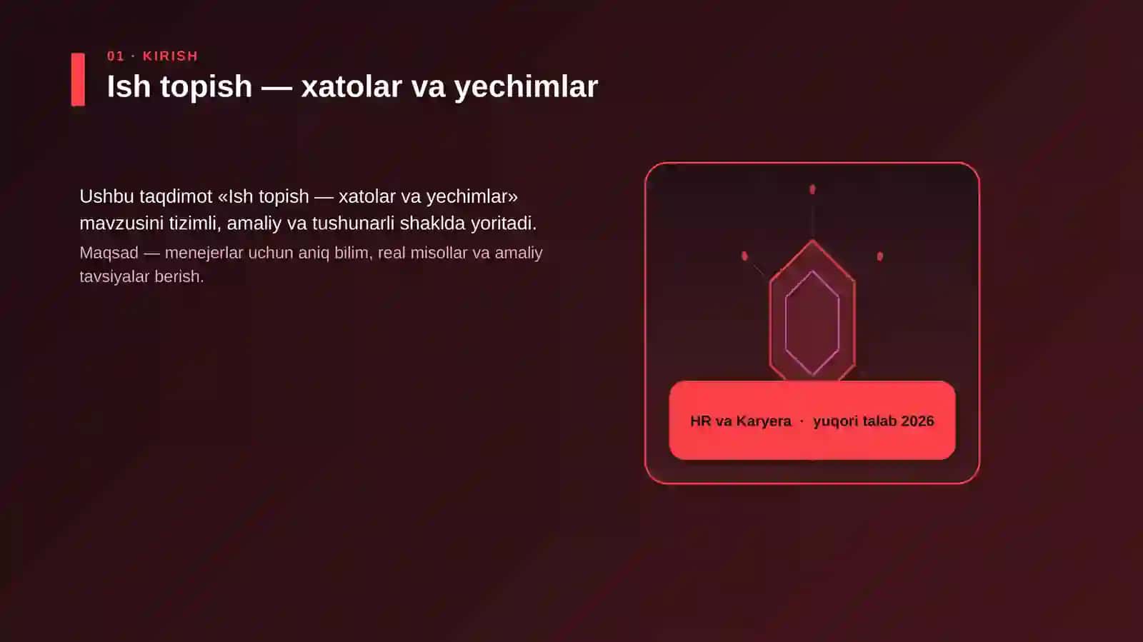 Ish topish — xatolar va yechimlar 3