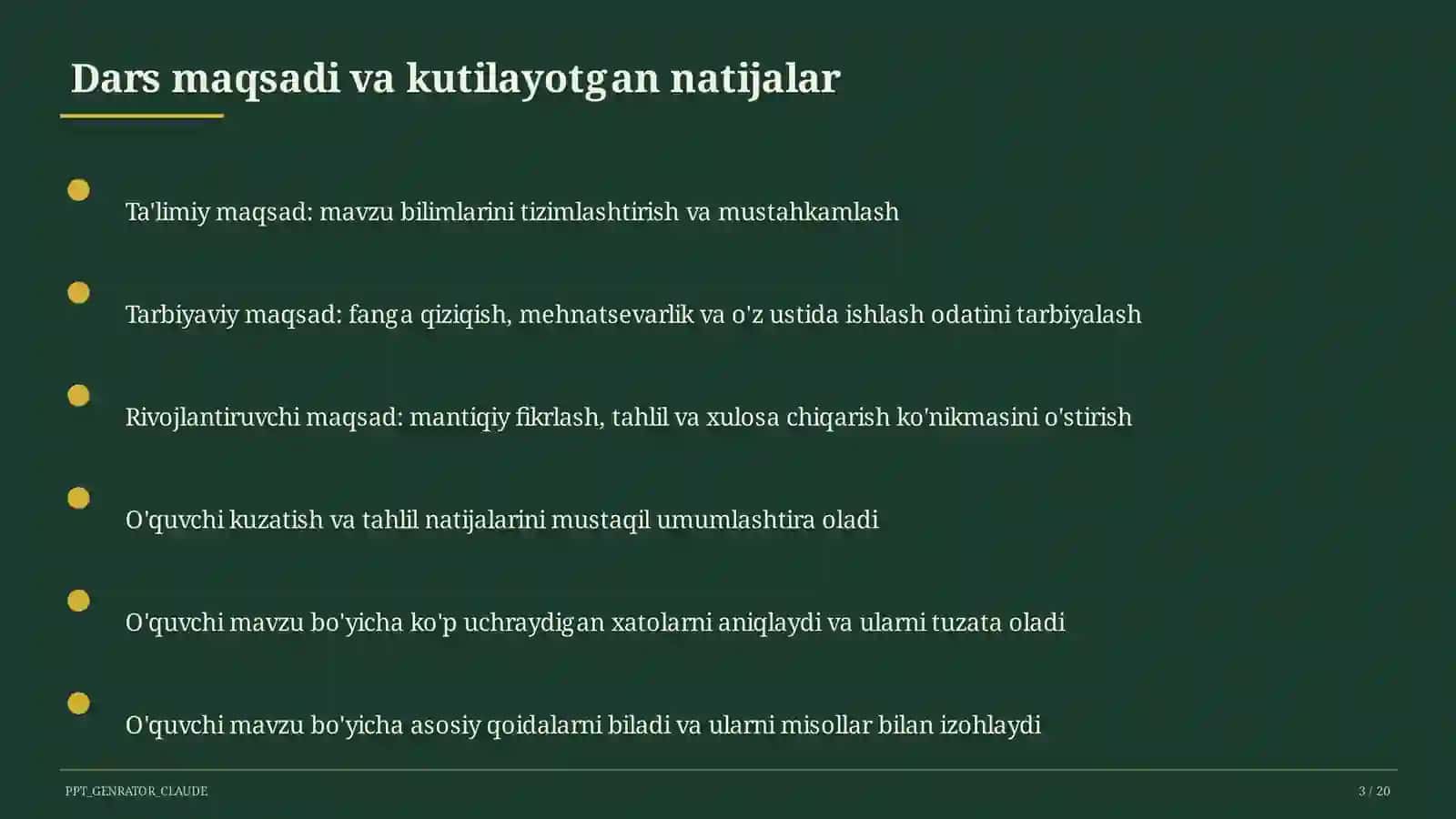 Fe'lning vazifadosh shakllari: ravishdosh va sifatdosh (7-sinf) 3
