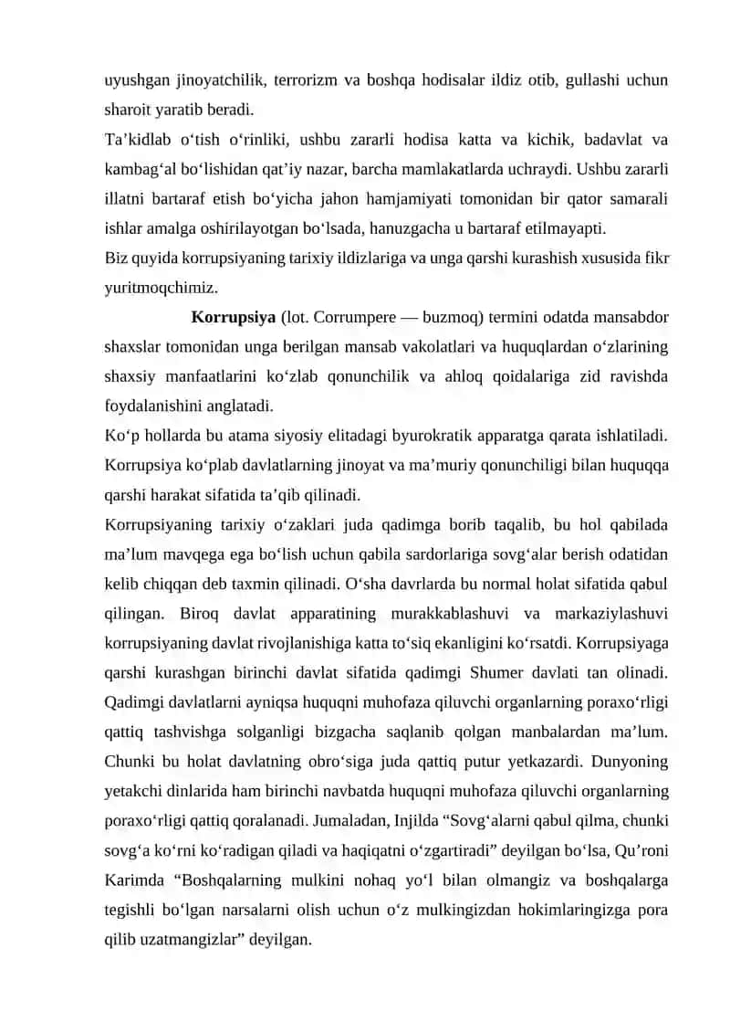 Korrupsiyaga qarshi kurashning jahon tajribasi 3