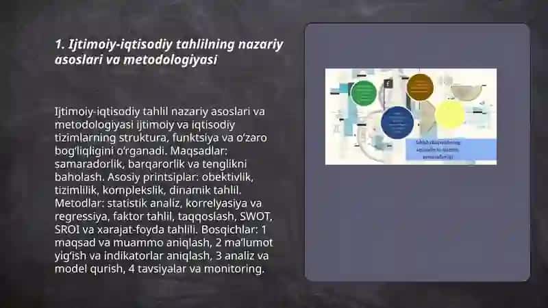 Ijtimoiy-iqtisodiy, texnik-iqtisodiy, ekologik-iqtisodiy tahlil 3