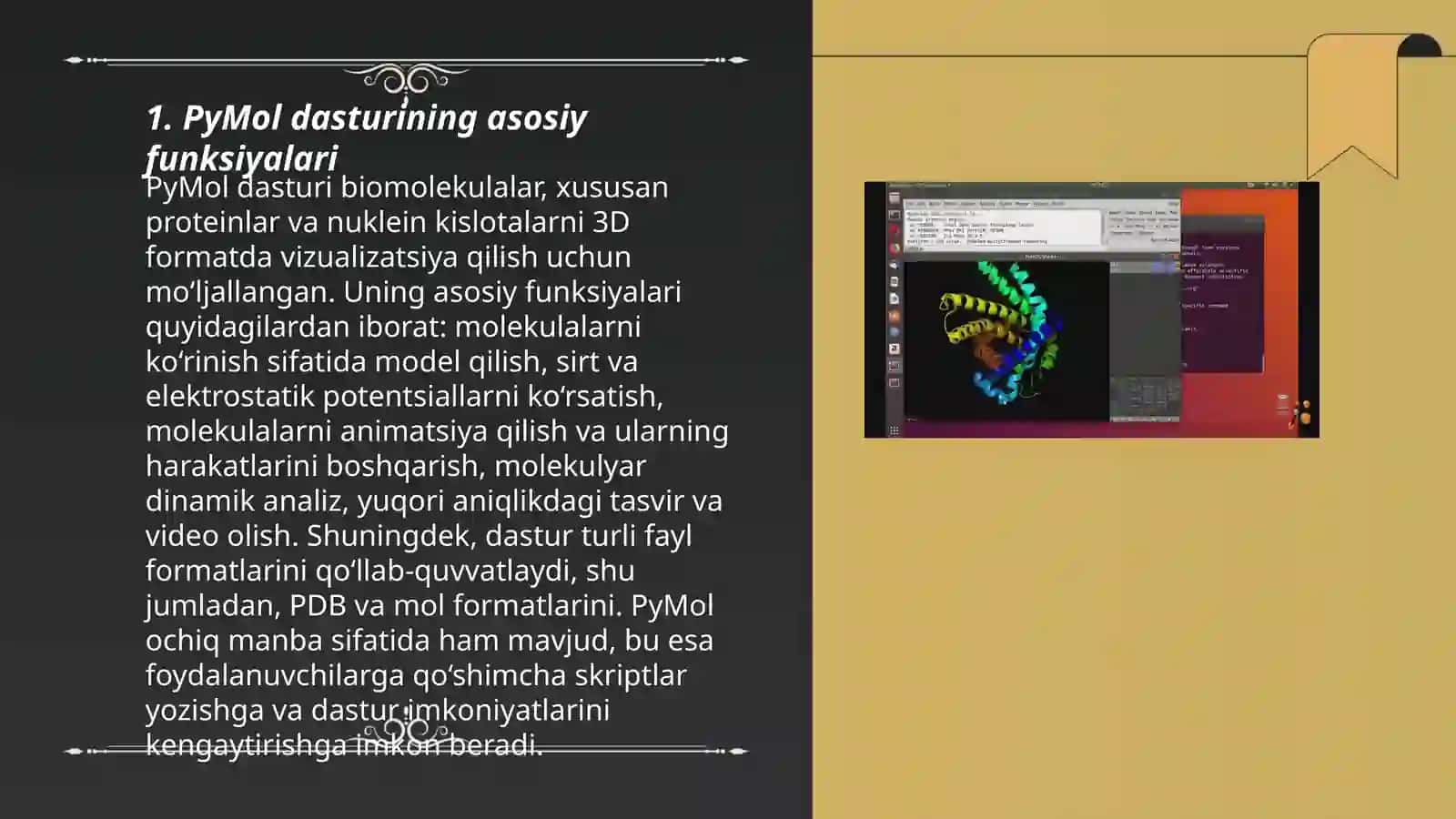 PyMol dasturi 3