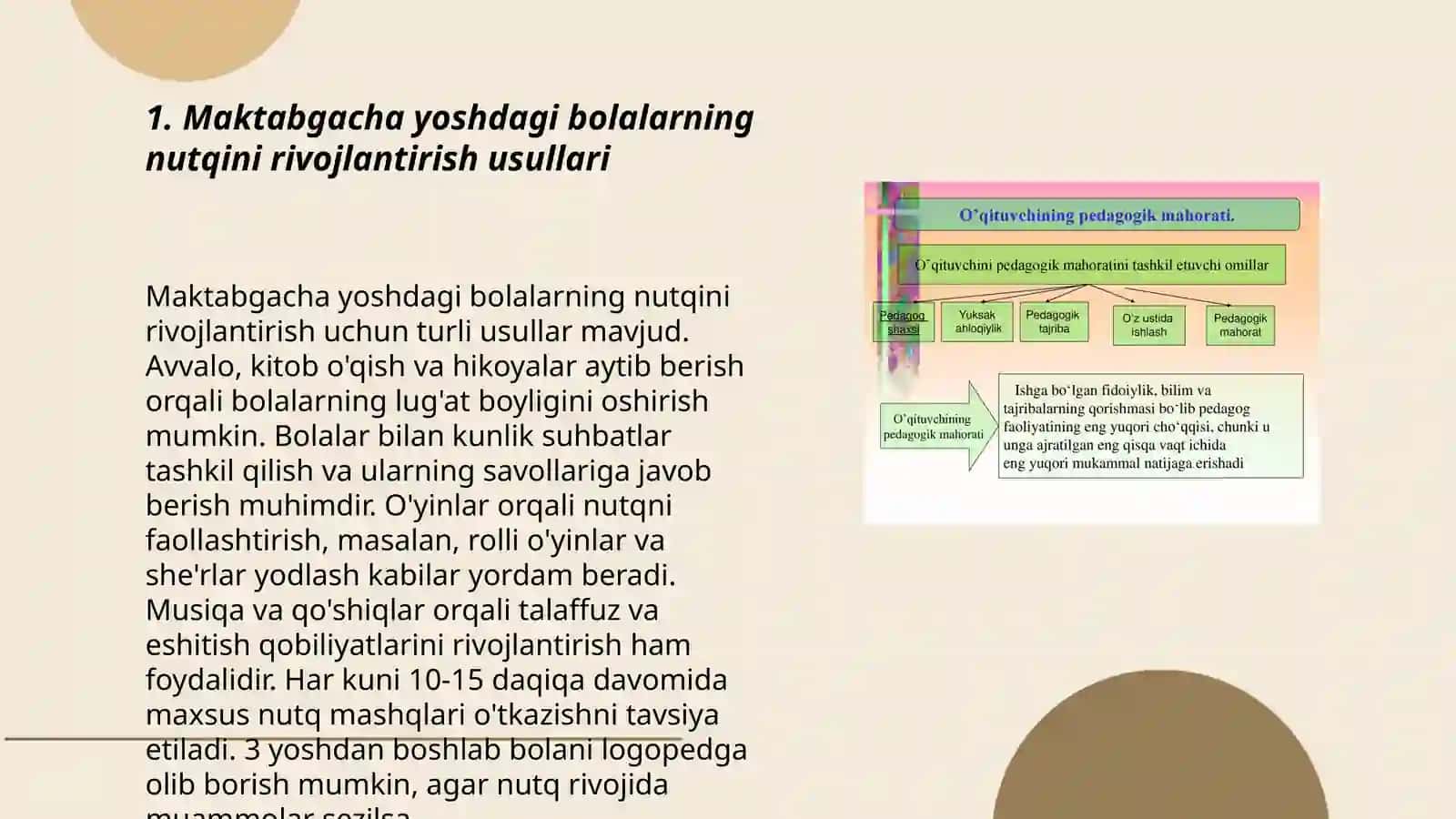 Maktabgacha yoshdagi bolalar nutqining grammatik to‘g‘riligini shakllantirish metodikasi, hikoya qilib berish turlari va metodlari 3