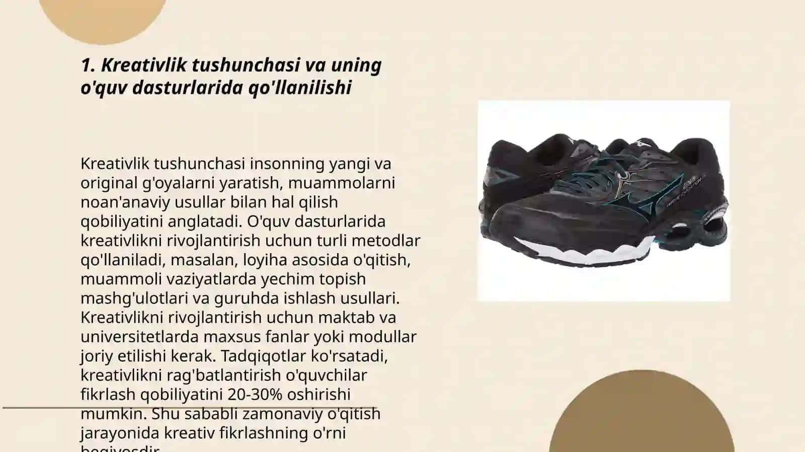Kreativlik tushunchasi va uning o'quv dasturlarida qo'llanilishi 3