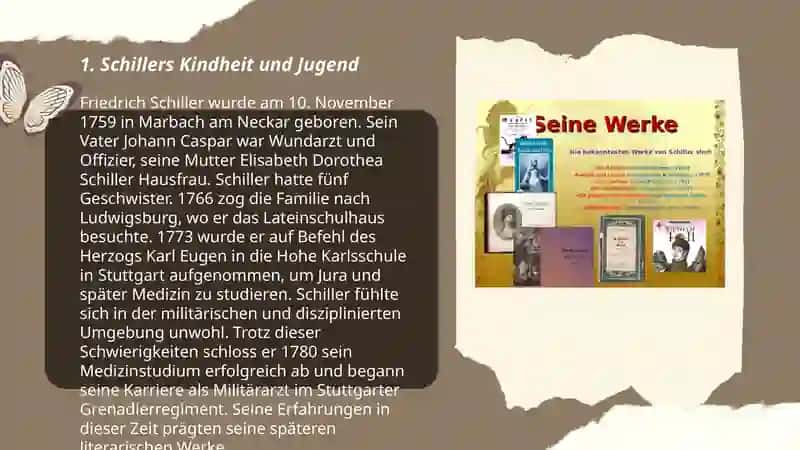 Friedrich Schillers Leben und Werk sowie sein Drama „Kabale und Liebe“ 3