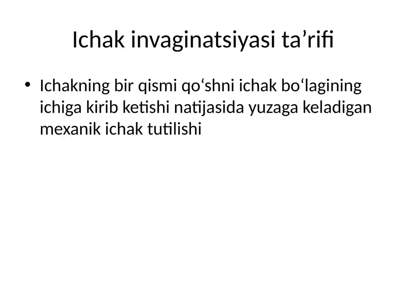 Ichak invaginatsiyasi va spastika 3
