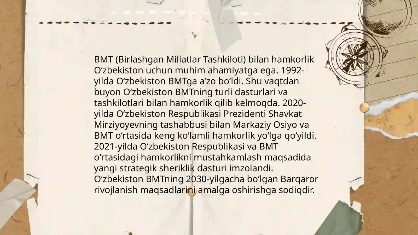 Oʻzbekistonning xalqaro tashkilotlar bilan hamkorlik aloqalari 3
