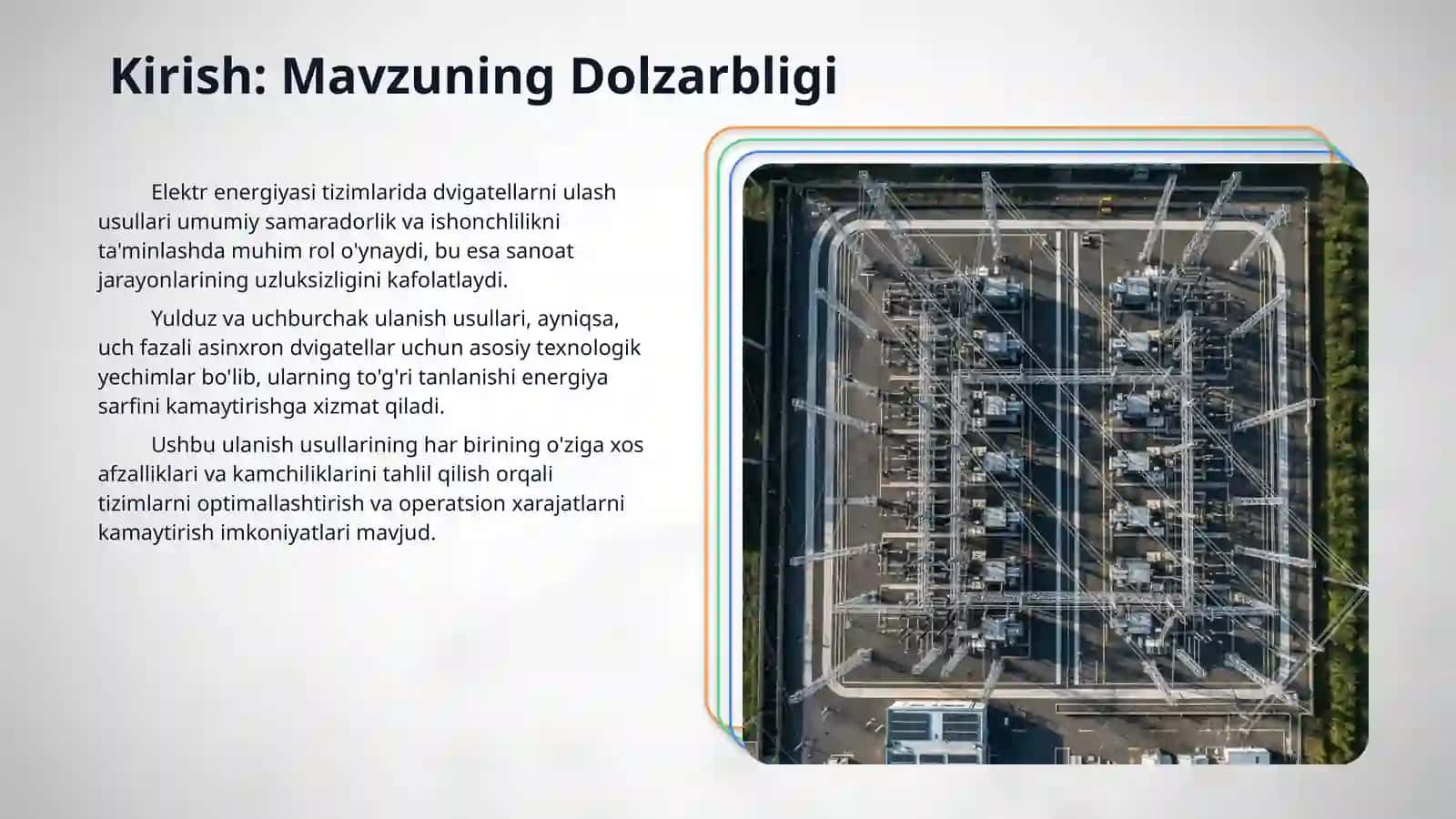 Yulduz va uchburchak ulanish usullarining taqqoslanishi 3