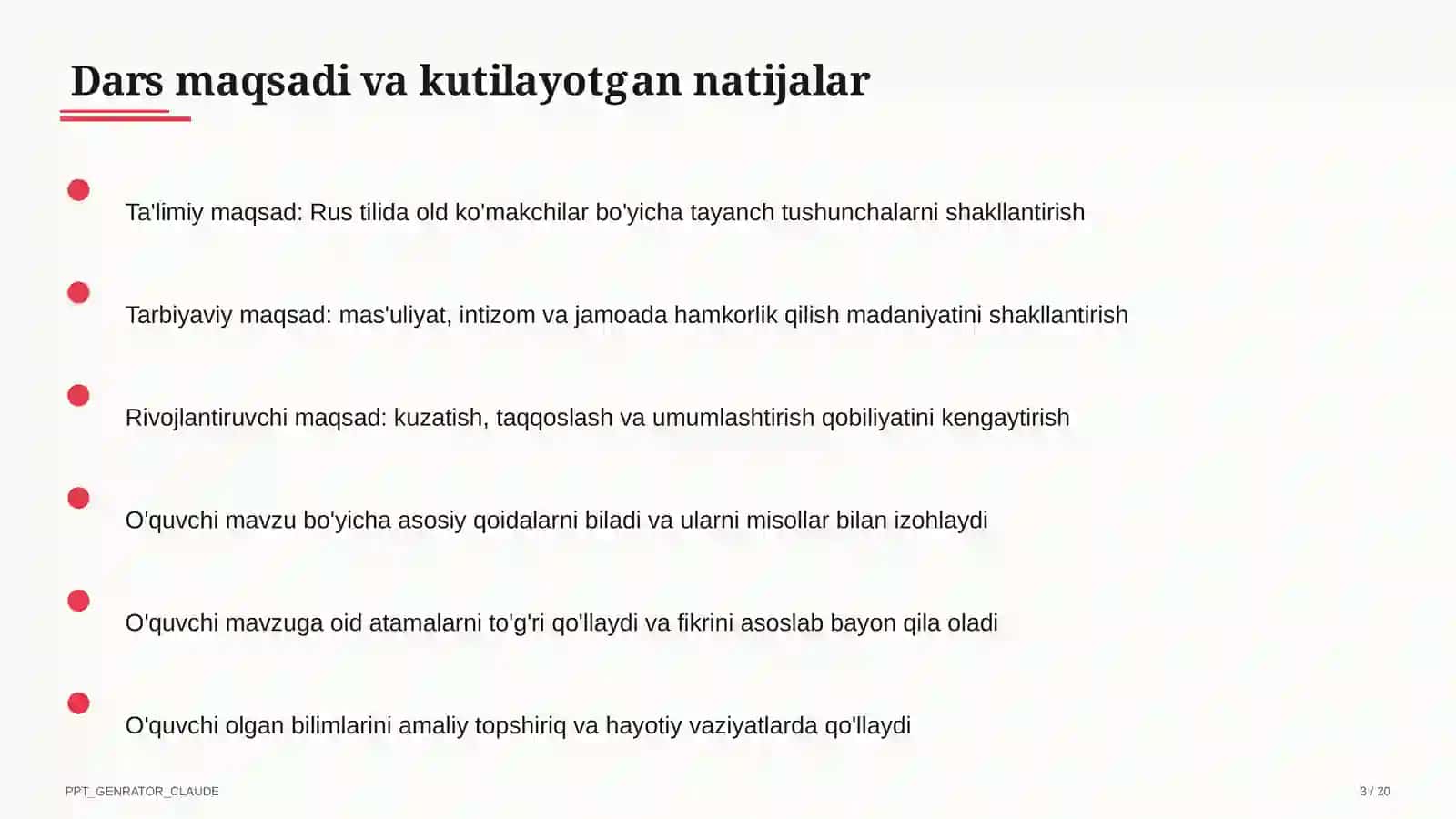 Rus tilida old ko'makchilar (7-sinf) 3