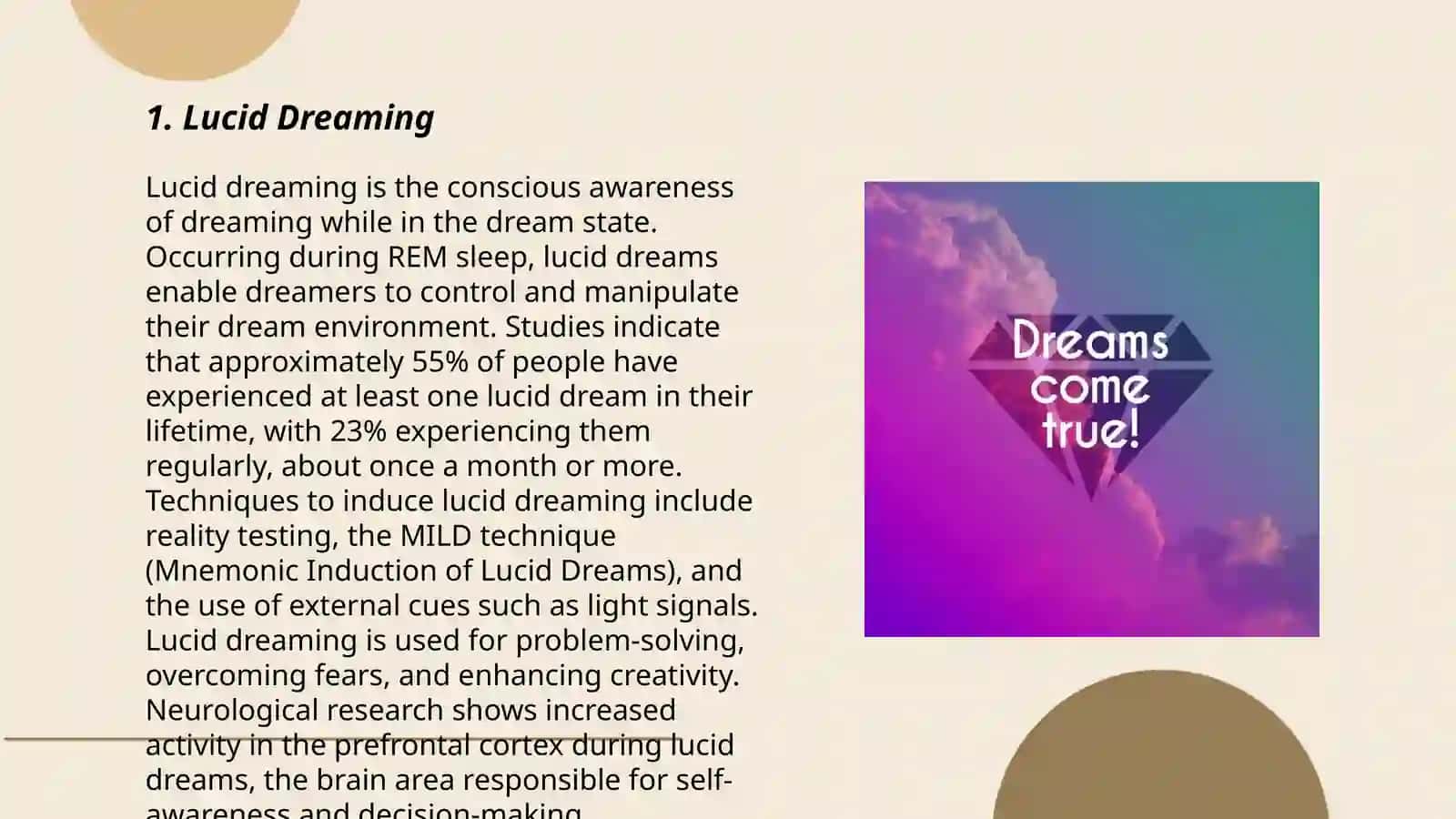 Lucid Dreaming 3