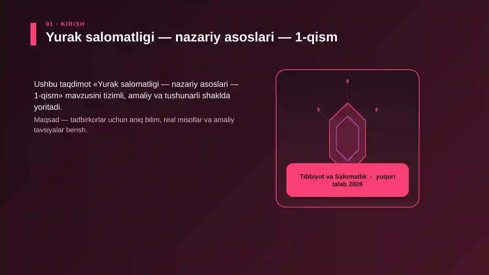 Yurak salomatligi — nazariy asoslari — 1-qism 3