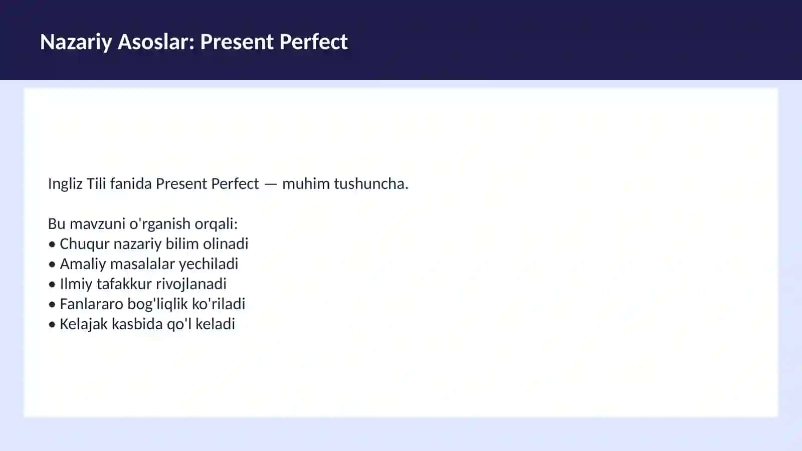 Present Simple 3