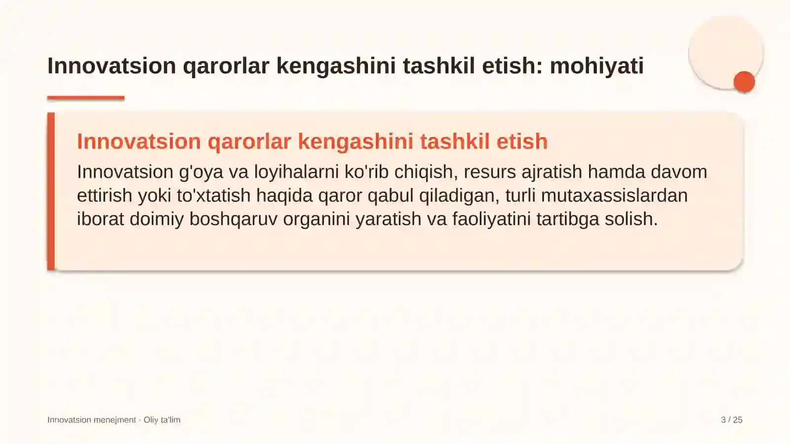 prodyuserlik markazlarida innovatsion qarorlar kengashini tashkil etish 9687 3