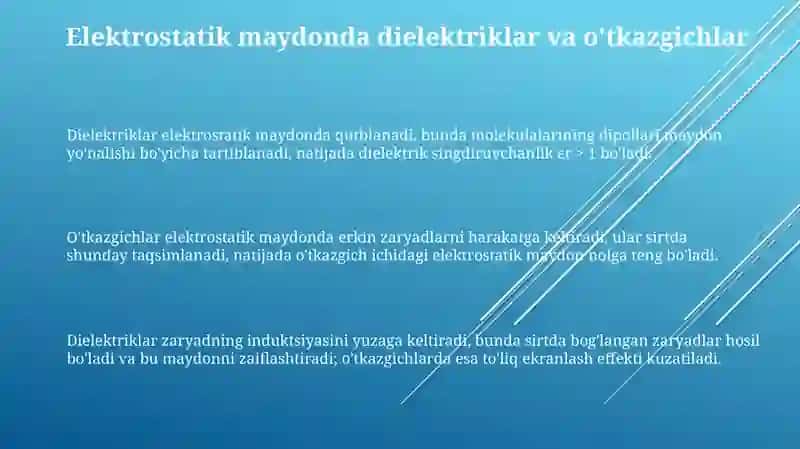 Elektrostatik Maydon 3