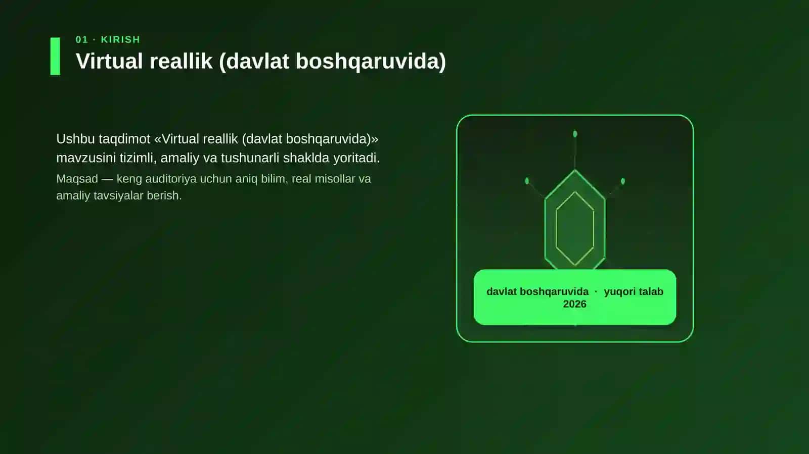 Virtual reallik (davlat boshqaruvida) 3