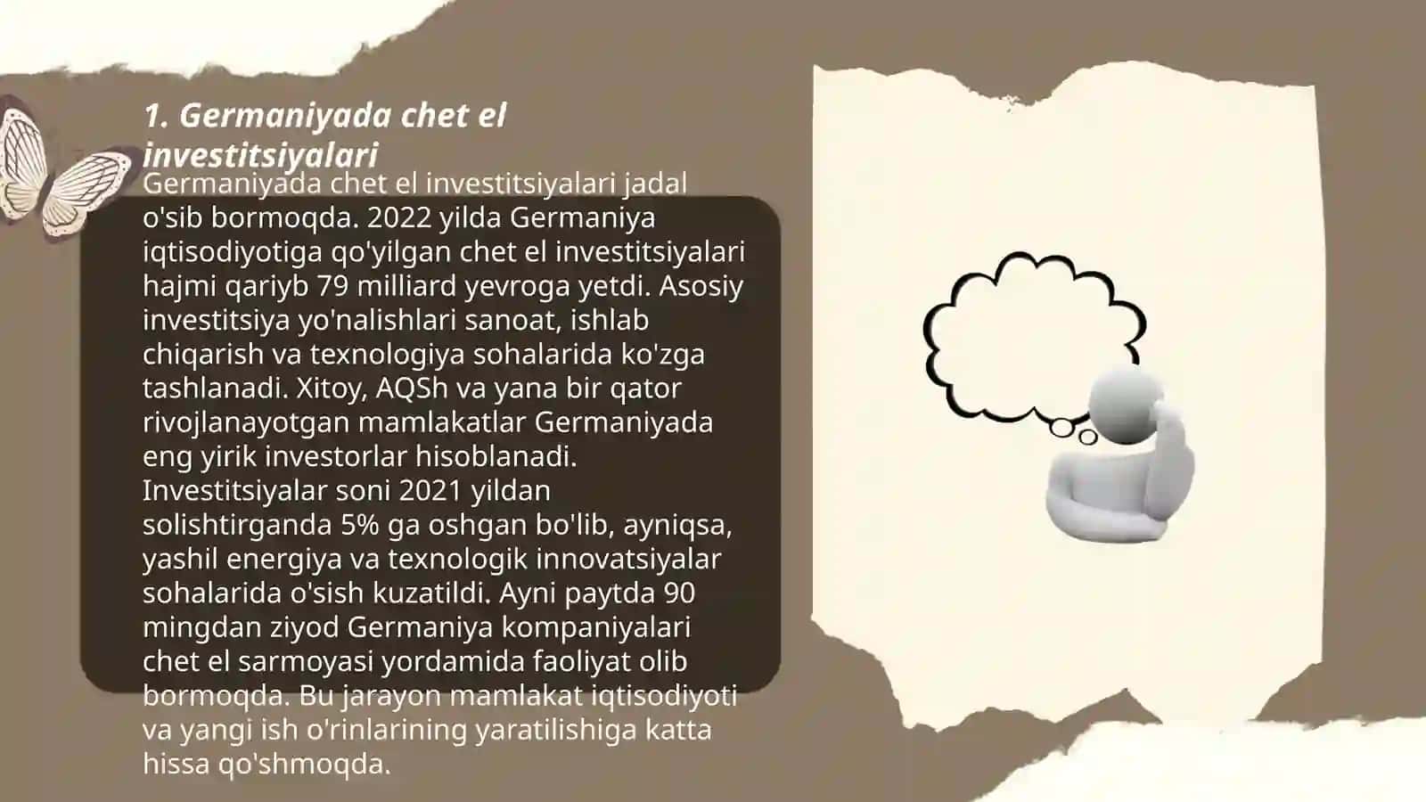 Germaniya davlatni Investitsa faoliyati 3