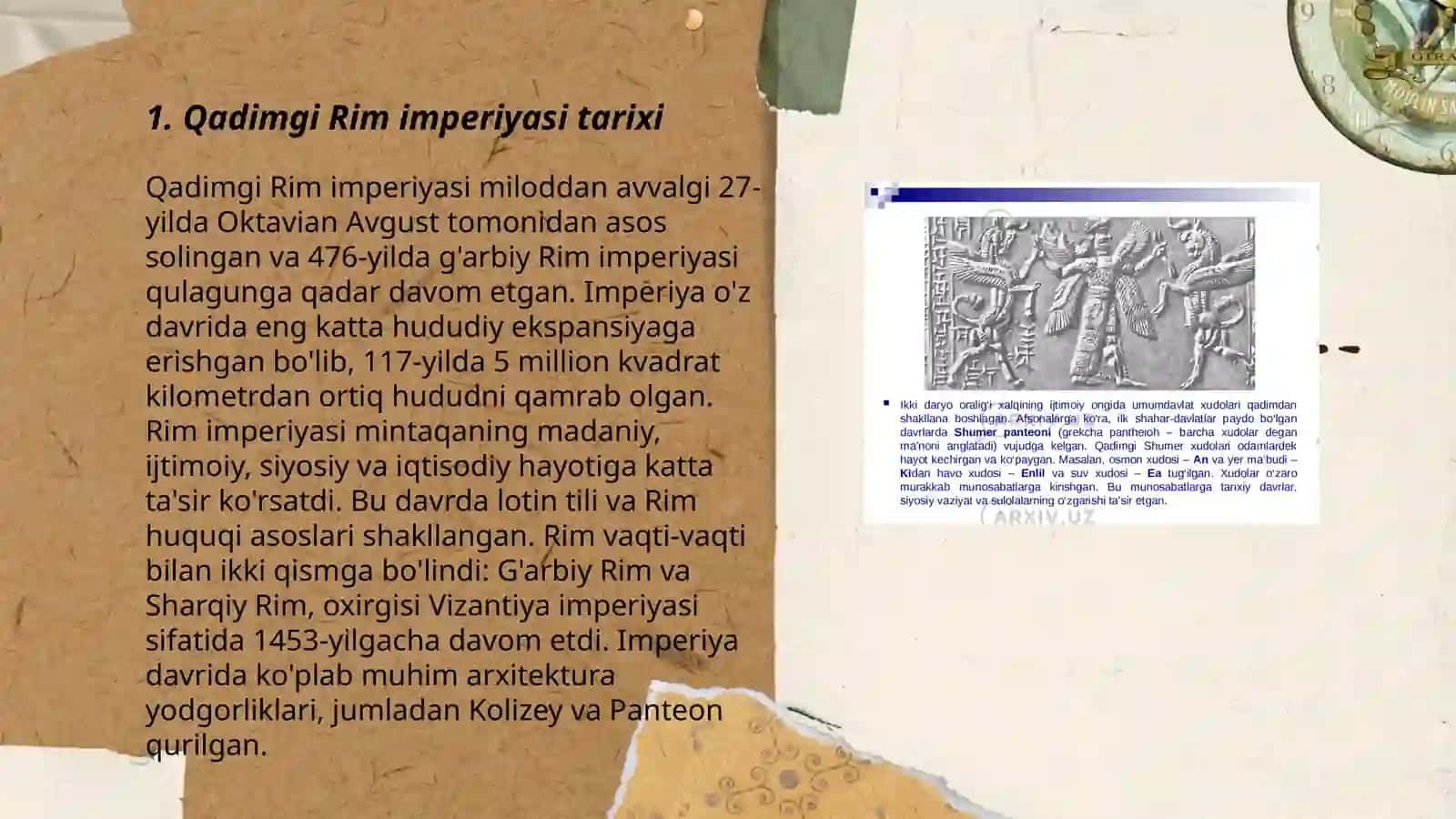 Qadimgi imperiyalar.Rim va Ahamoniylar davlati solishtirovi 3