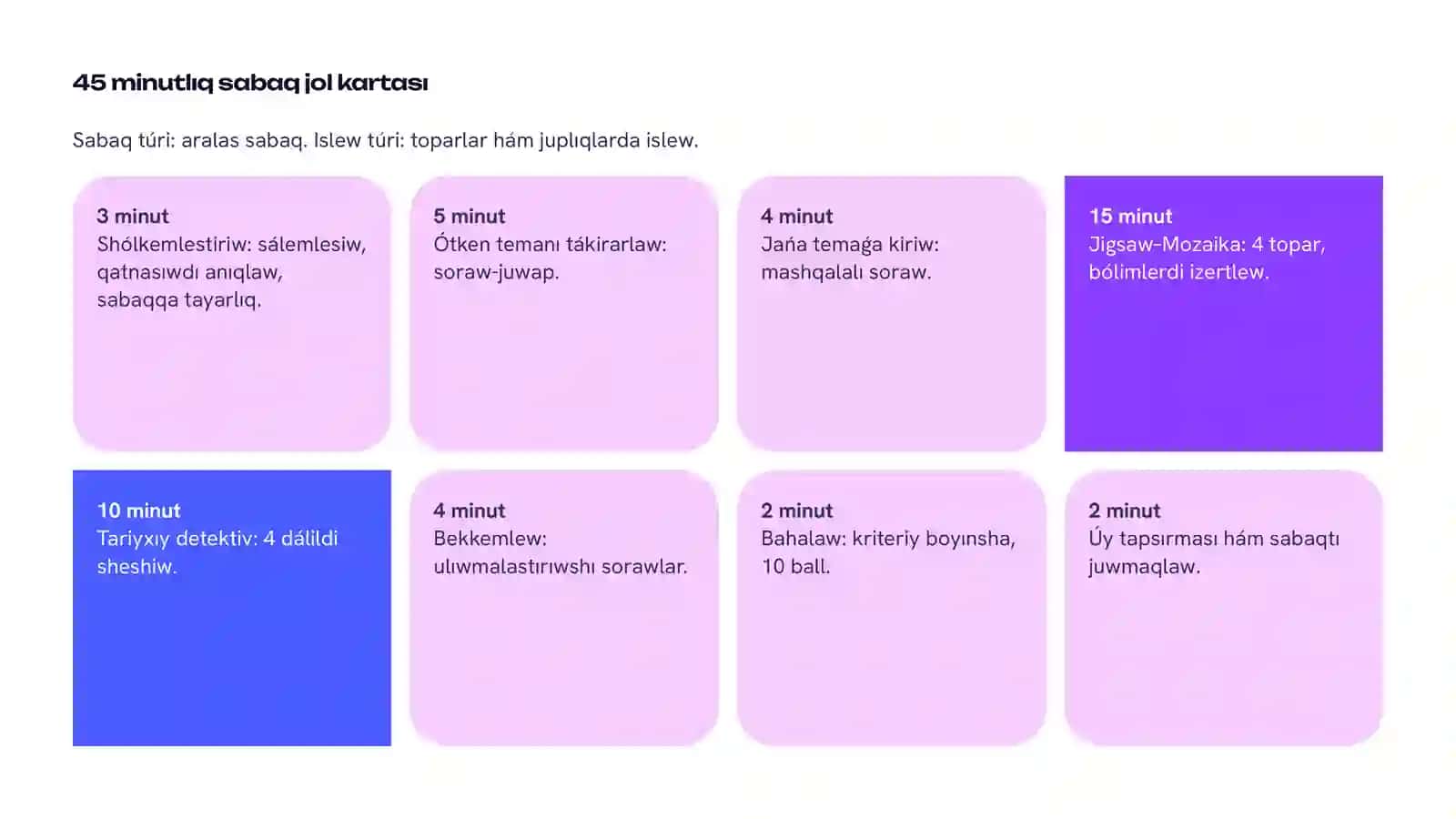 7-KLASS TARIYX SABAǴI · 45 MINUT 3