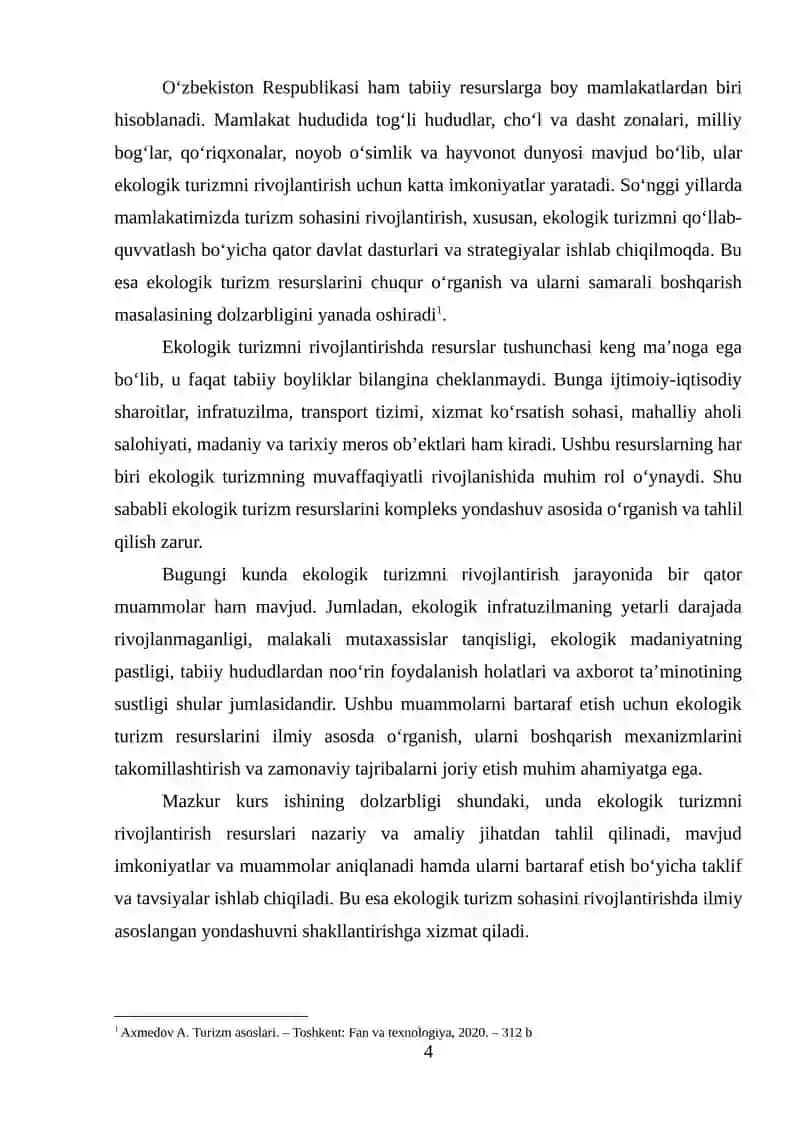 EKOLOGIK TURIZMNI RIVOJLANTIRISH RESURSLARI 3