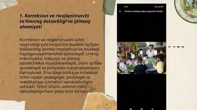 Korreksion va rivojlantiruvchi ta'limni tashkil etishning dolzarbligi,maqsad va vazifalari 3
