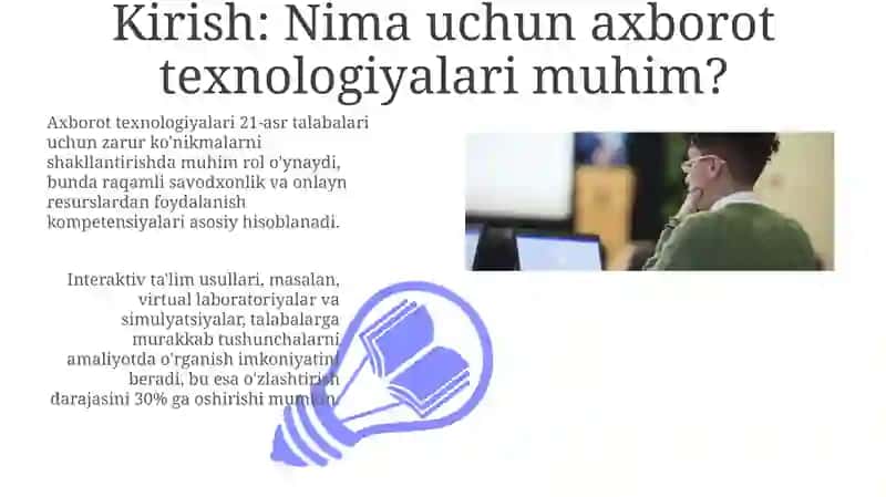 Kreativ pedagogika uchun IT: Nega zarur? 3