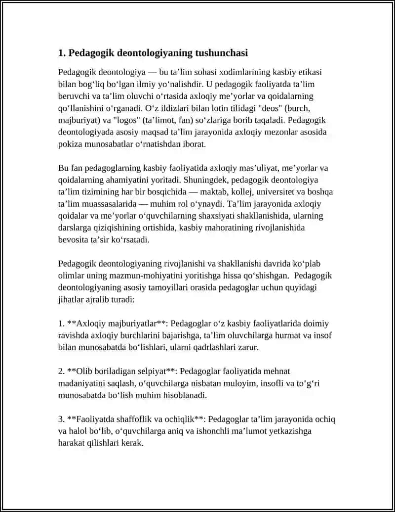 PEDAGOGIK DEONTOLOGIYA FANINING NAZARIY ASOSLARI 3