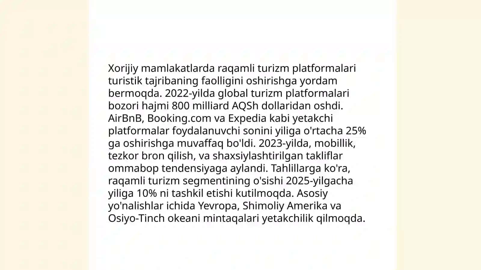 Xorijiy mamlakatlarda raqamli turizm platformalari 3