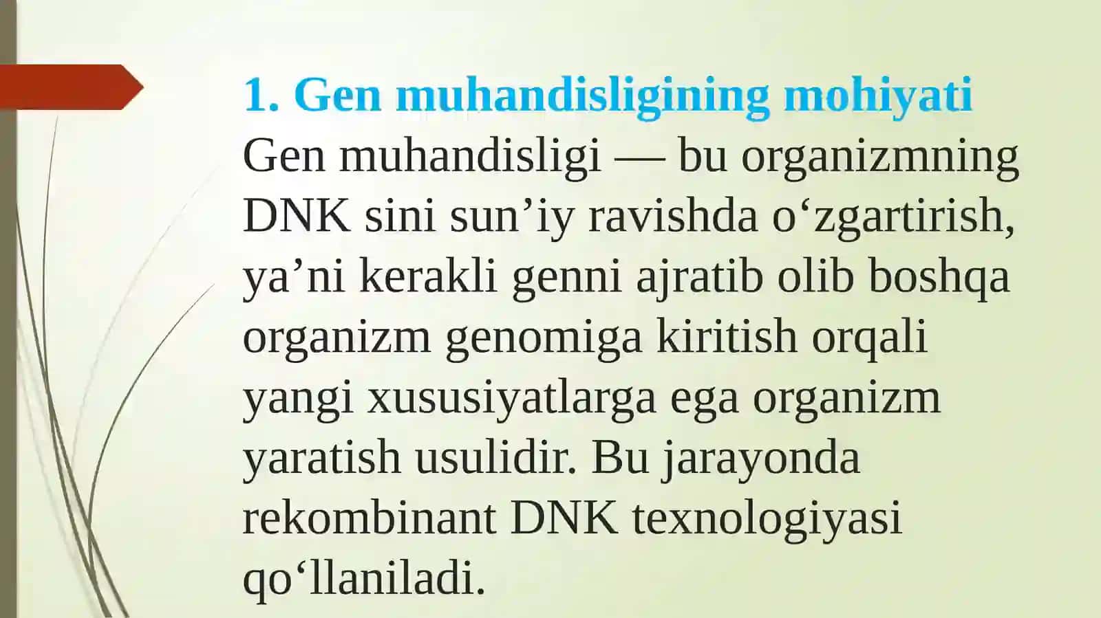 Biotexnologiyada gen muhandisligi usullari yordamida o‘simliklarning sifat ko‘rsatkichlarini yaxshilash va hosildorligini oshirish 3