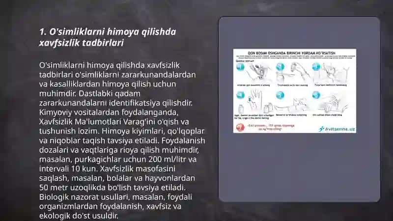 O'simliklarni himoya qilishda xavfsizlik tadbirlari 3
