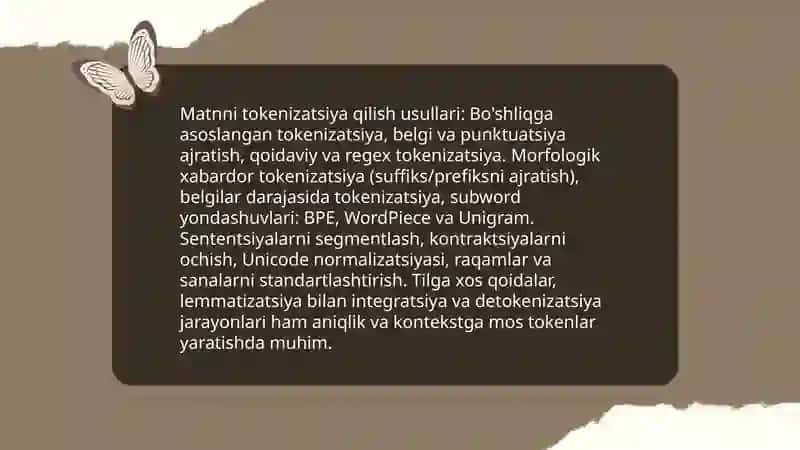 Matnni qayta ishlash texnologiyalar 3