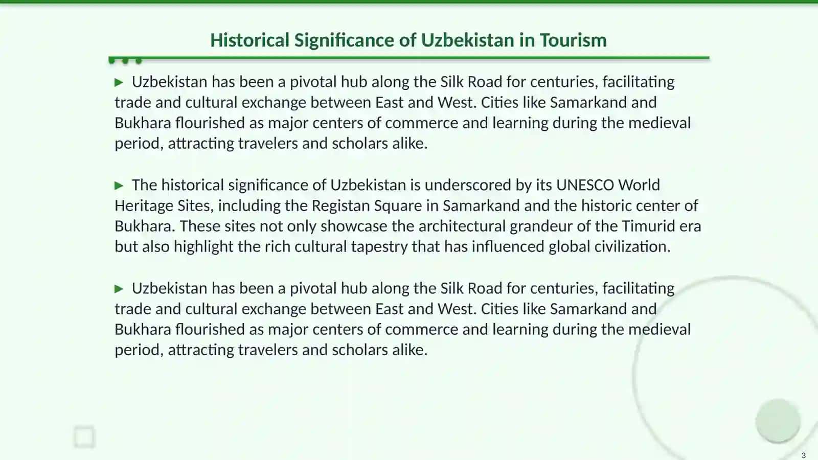 Tourism in Uzbekistan 3