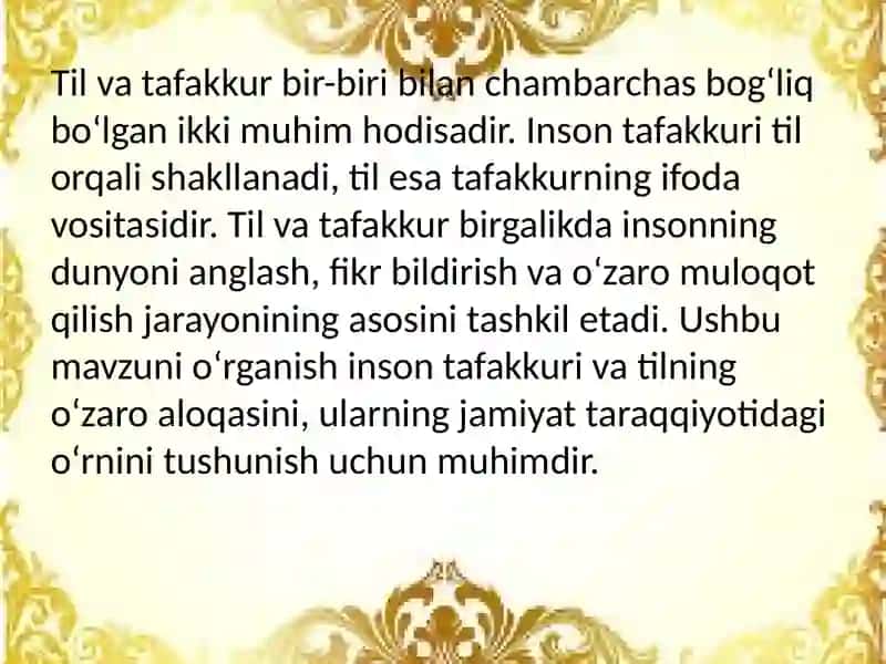 Til va Tafakkur 3