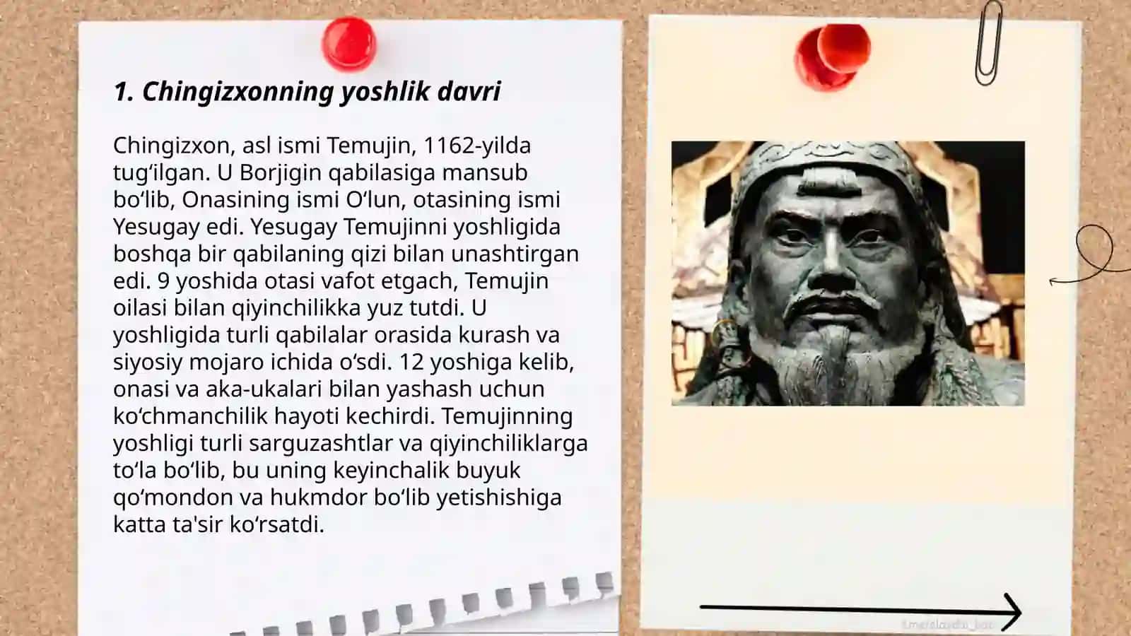 Chingizxonning yoshlik davri 3