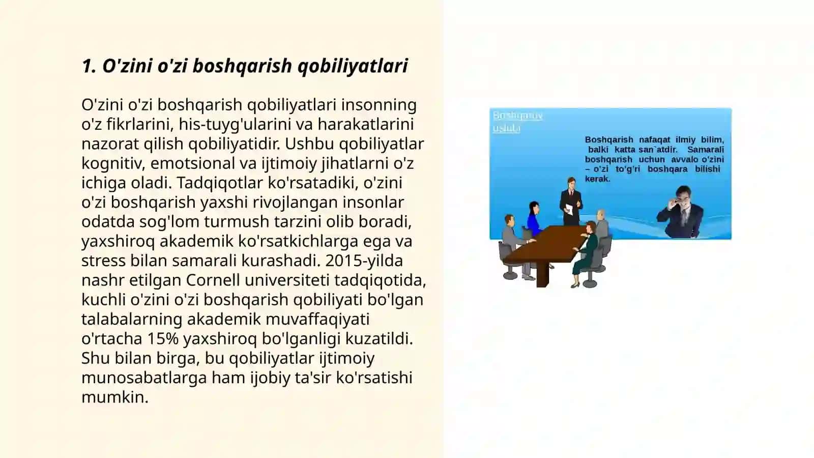 Pedagogik o'zini o'zi boshqarish psixologiyasi 3