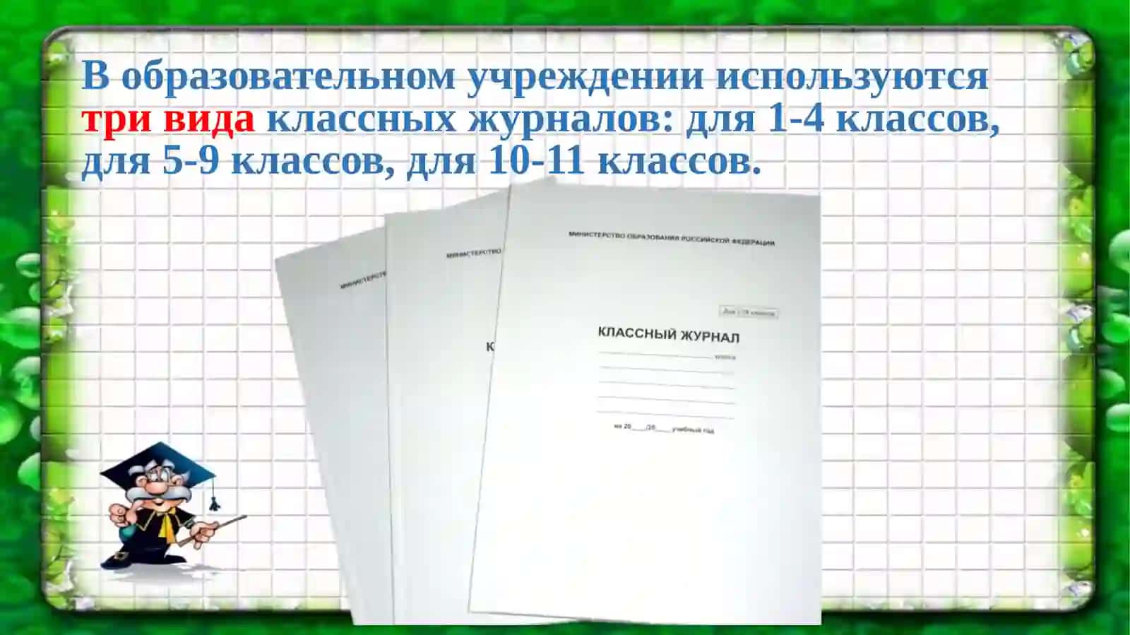 Методические рекомендации по ведению классного журнала 3