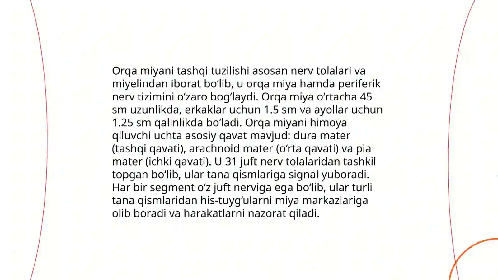 Nerv tizimi.Orqa miya gistologiyasi 3