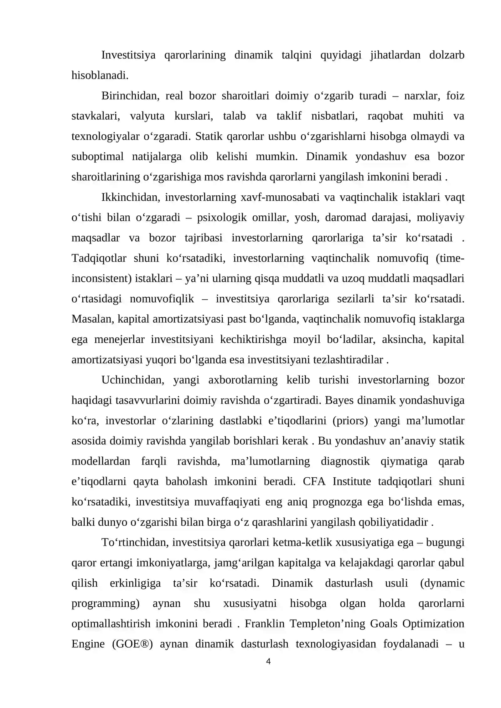 INVESTITSIYA QARORLARINING DINAMIK TALQINI 3