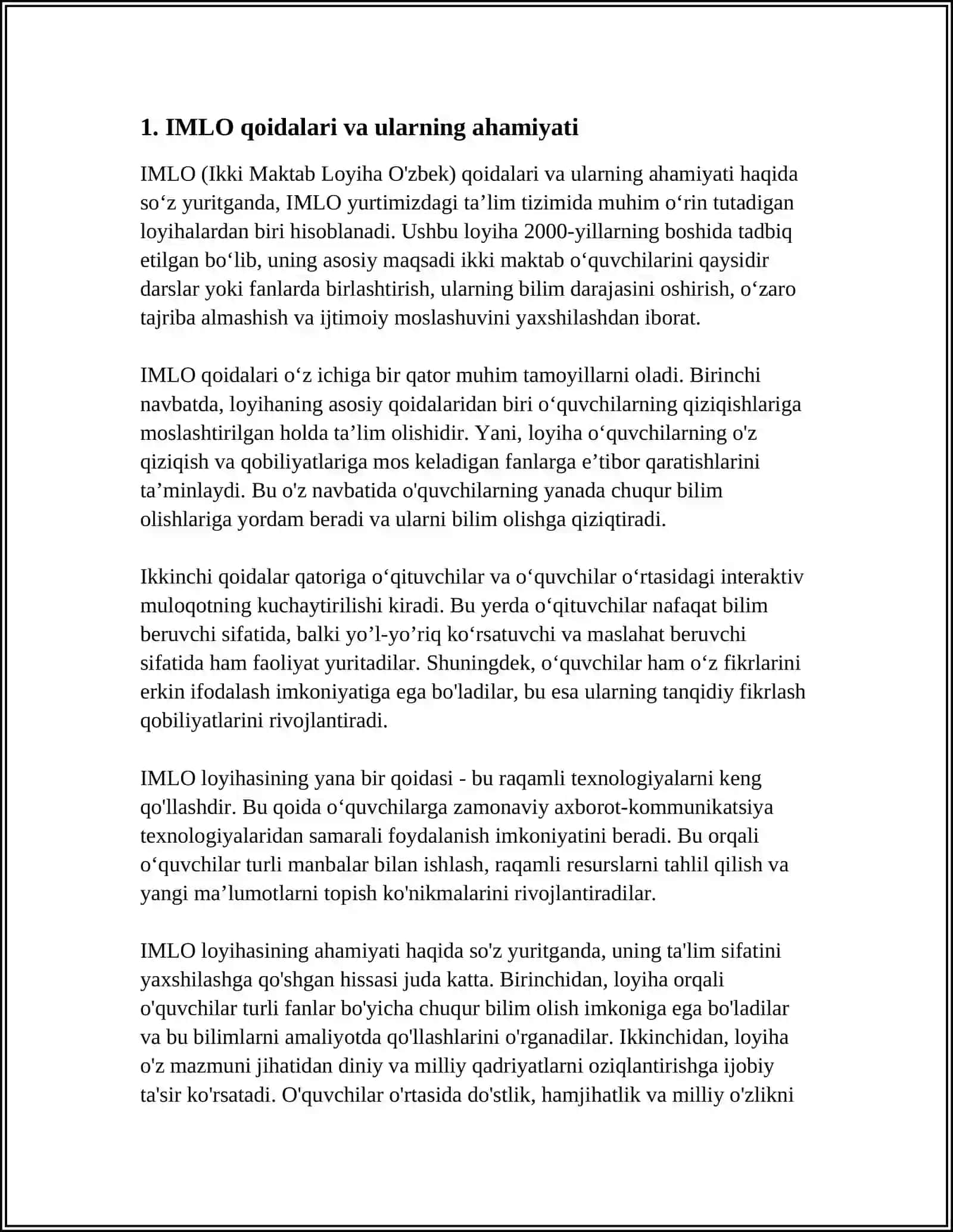 IMLO QOIDASI USTIDA ISHLASH METODIKASI 3