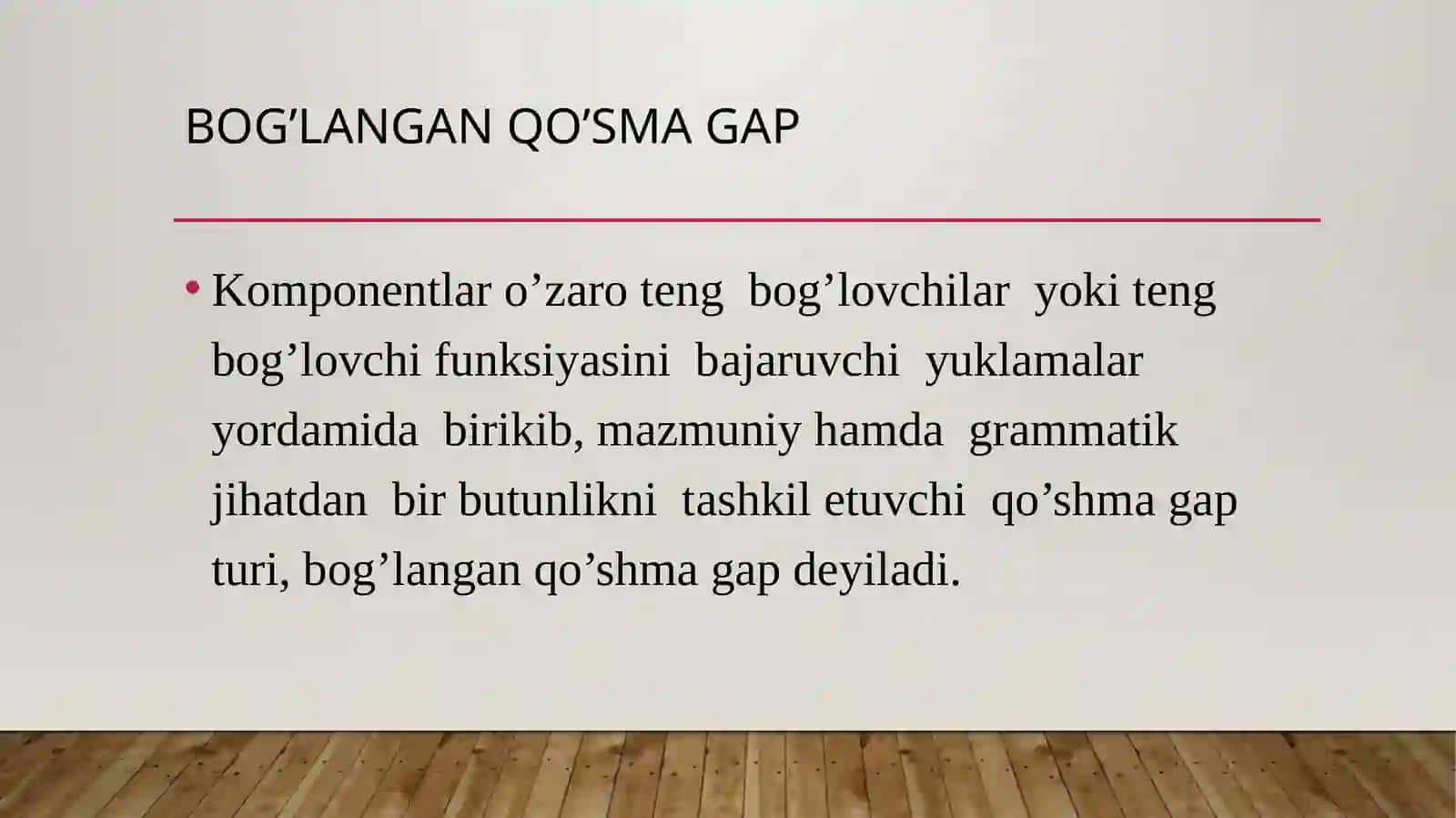 Bog’langanqo’shmagaplar 3
