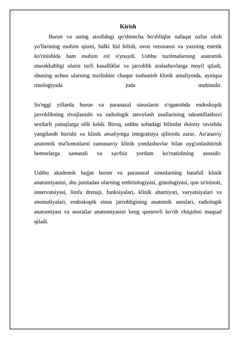 Burun va paranazal sinuslarning anatomiyasi va fiziologiyasi 3