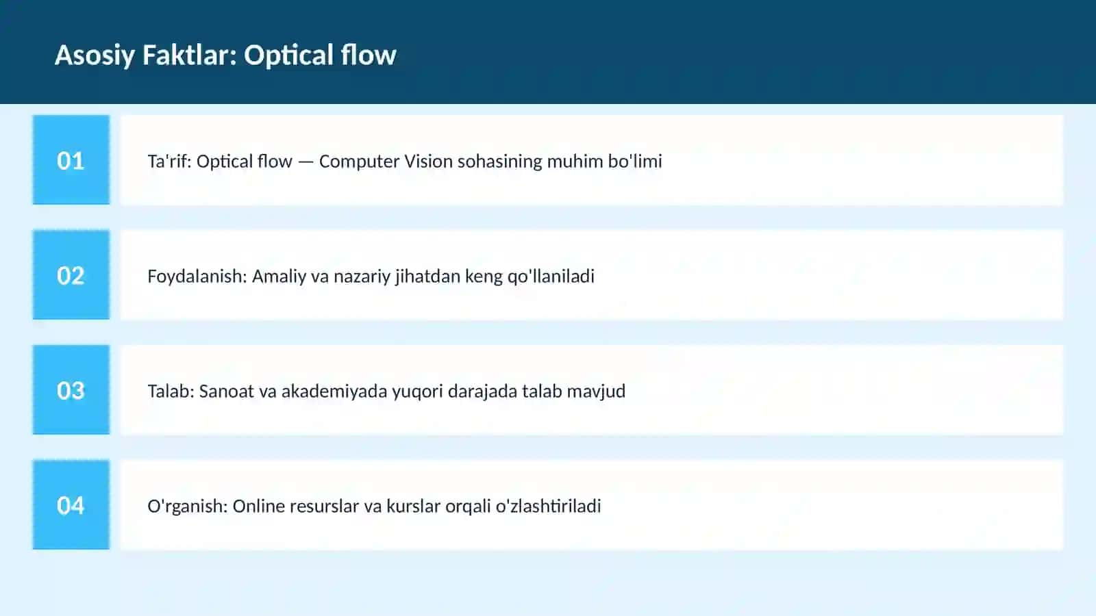 Optical flow 3