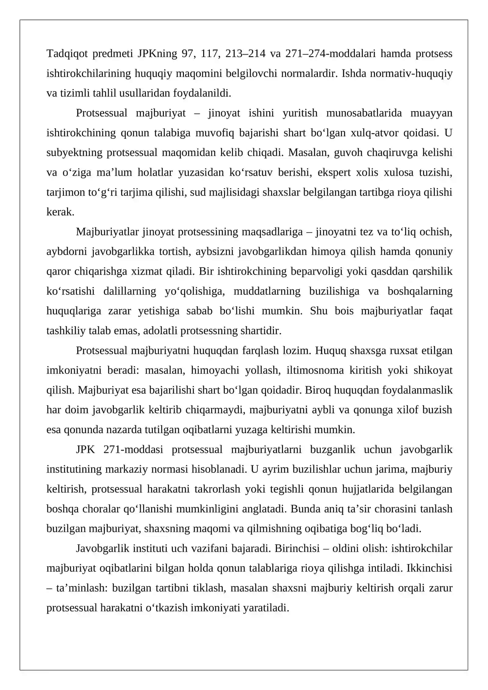 Protsessual majburiyatlarni buzganlik uchun javobgarlik 3