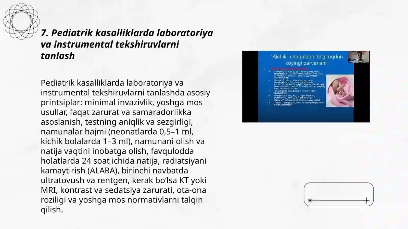 Yangi tug'ulgan chaqaloqning birlamchi parvarishi va patronaji 3