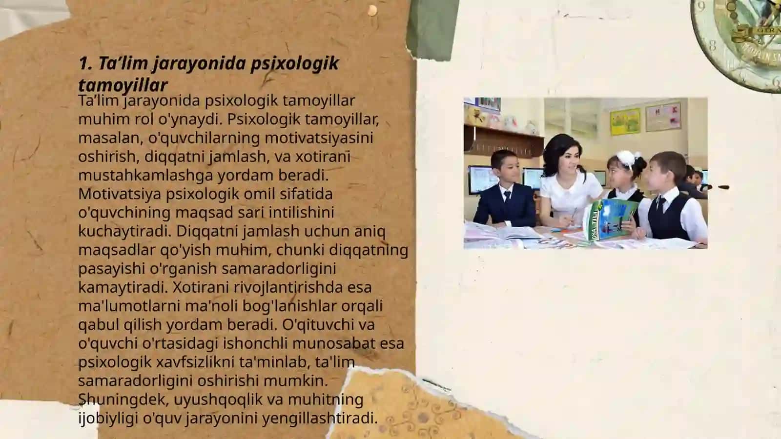 Taʼlim va tarbiya jarayonining psixologik asoslari 3