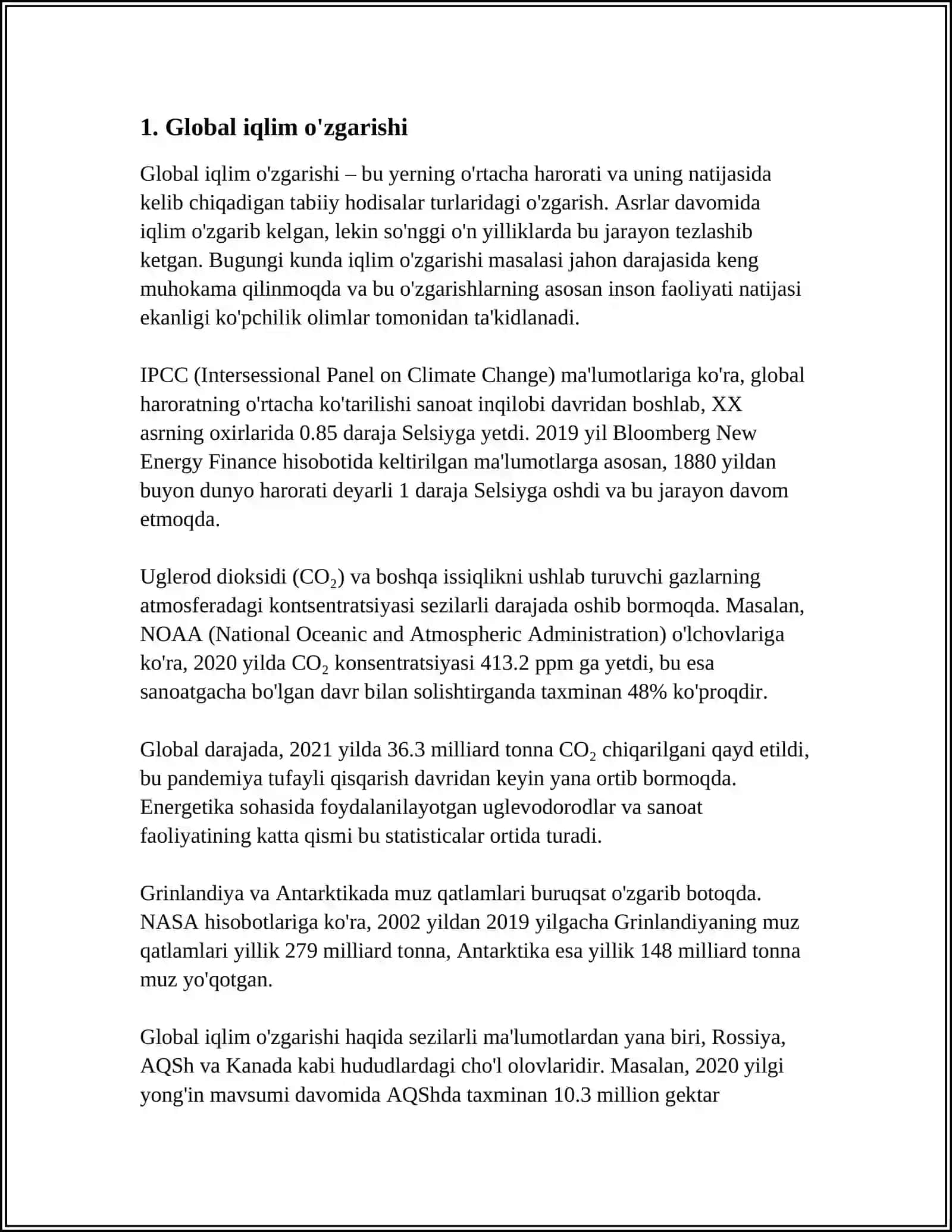 GLOBAL EKOLOGIK MUAMMOLAR 3