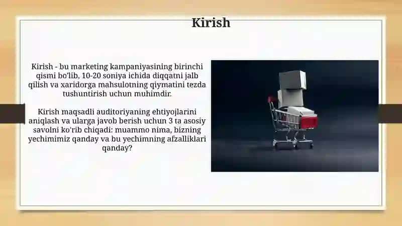 Marketingda mahsulot va tovar tushunchasi 3